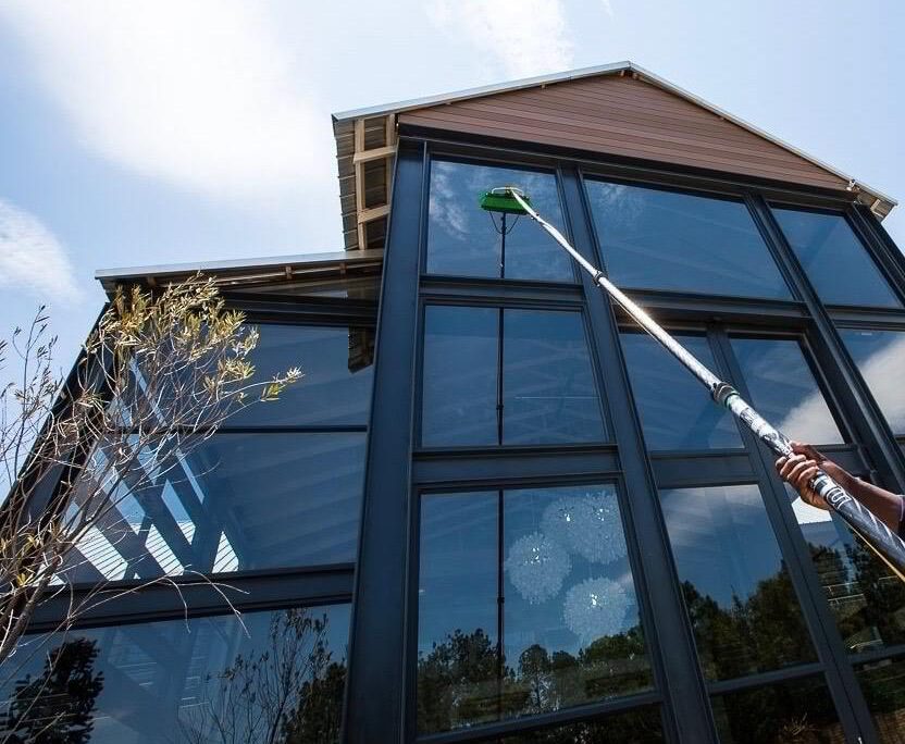 water fed pole window cleaning