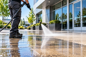 commercial pressure washing