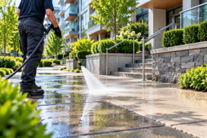 strata pressure washing.